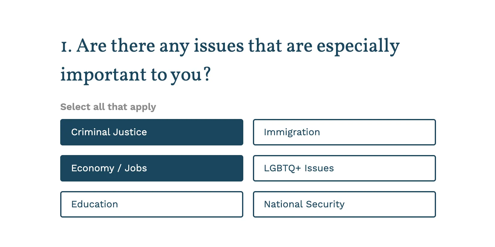 The Next 50 Donor Advising Tool