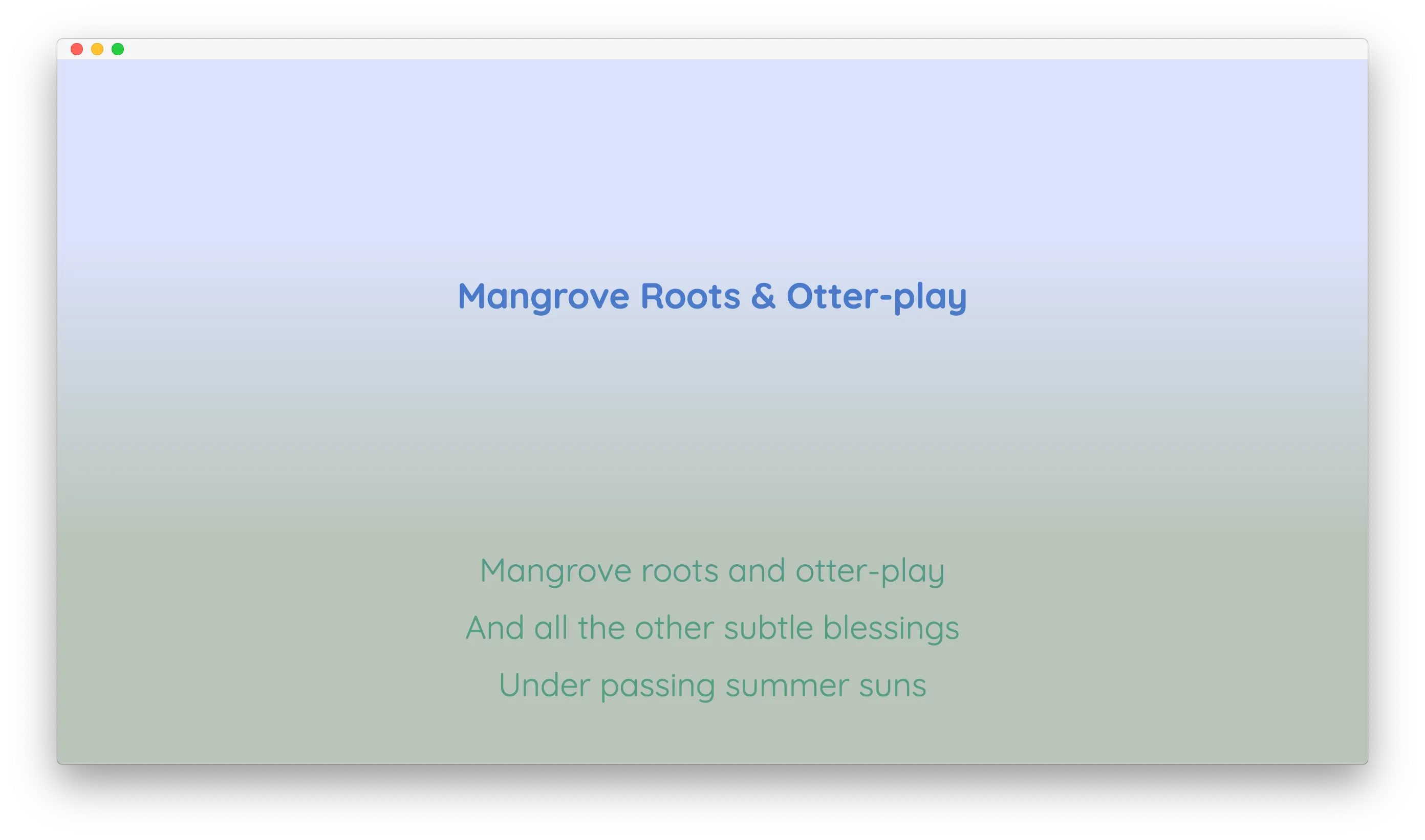 mangrove roots otter play.CCiu1EQ0.png